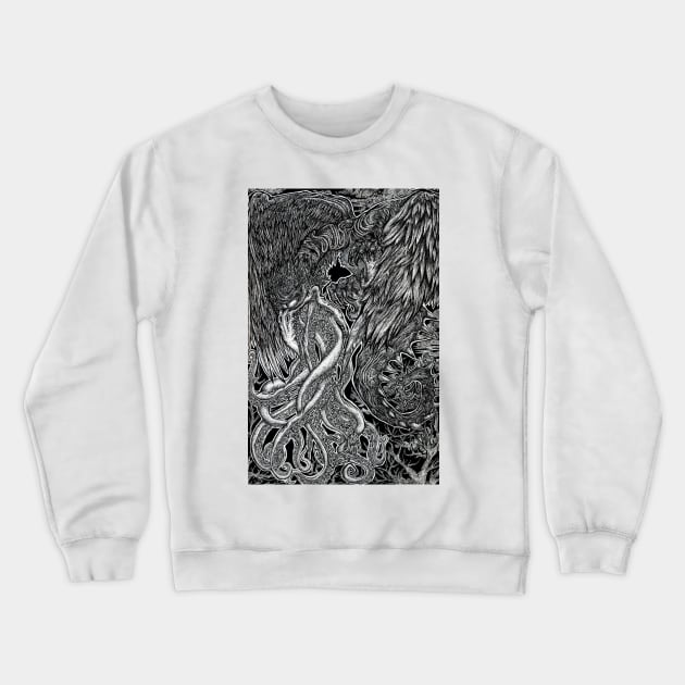 The Snallygaster Crewneck Sweatshirt by Ben Pissin